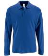 02087 Perfect LS SOL'S Perfect Long Sleeve Piqué Polo Shirt Royal Blue colour image